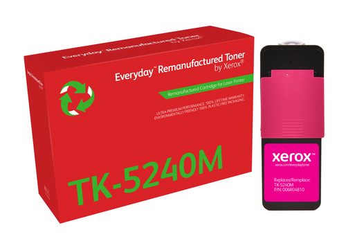 Everyday Remanufactured Everyday™ Magenta Remanufactured Toner by Xerox compatible with Kyocera TK-5240M, Standard capacity