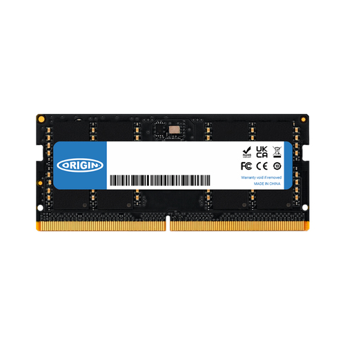 Origin Storage OM8G54800SO1RX16NE11 module de mémoire 8 Go 1 x 8 Go DDR5 262-pin SO-DIMM