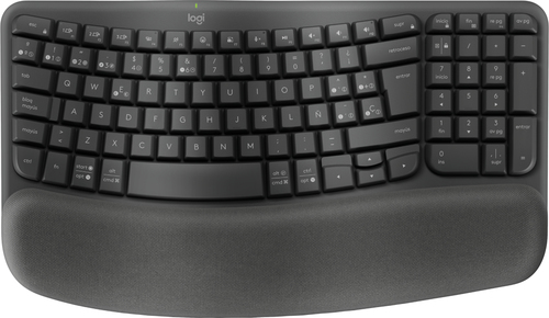 Logitech Wave Keys for Business keyboard RF Wireless + Bluetooth QWERTZ Swiss Graphite