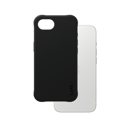 PanzerGlass CARE™ by ® Samba Case Black w. Qi Compatible iPhone 17e | 16e mobiele telefoon behuizingen Hoes Zwart