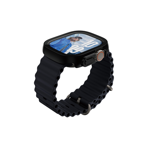 PanzerGlass ® Case Full Body Slim Black Apple Watch Ultra 3 | Ultra 2 | Ultra | 49mm Clear screen protector 1 pc(s)