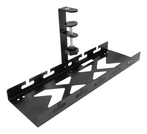 ACT Under-desk cable management tray with clamp mount, 40cm