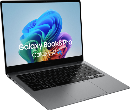 Samsung Galaxy Book5 Pro Intel Core Ultra 7 256V Laptop 35.6 cm (14") Touchscreen WQXGA+ 16 GB LPDDR5x-SDRAM 512 GB SSD Wi-Fi 7 (802.11be) Windows 11 Home Grey