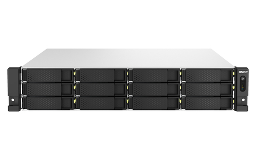 QNAP TS-H1887XU-RP NAS Rack (2U) Intel Xeon E E-2336 32 GB DDR4 0 TB QuTS hero Black, White