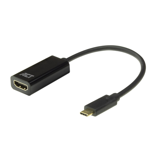 ACT AC7310 video cable adapter 0.15 m USB Type-C HDMI Type A (Standard) Black