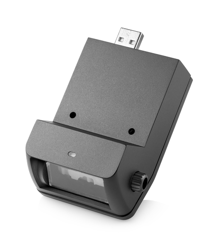 HP RP9 geïntegreerde barcodescanner, onder