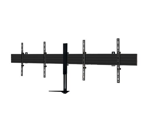 B-Tech SYSTEM X - Universal Twin Screen VC Wall Mount with Webcam Shelf