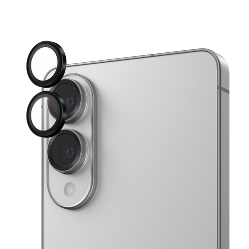 PanzerGlass ® Hoops® Camera Lens Protector Black Samsung S25 Edge Doorzichtige schermbeschermer 1 stuk(s)