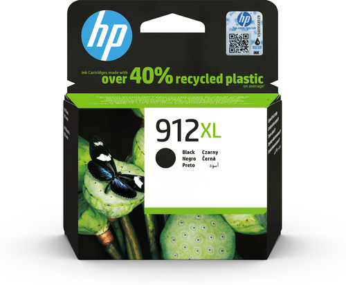 HP 912XL High Yield Black Org Ink Crt