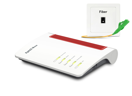 Box FRITZ! 5530 (WITH SFP XGSPON) routeur sans fil Gigabit Ethernet Bi-bande (2,4 GHz / 5 GHz) Blanc