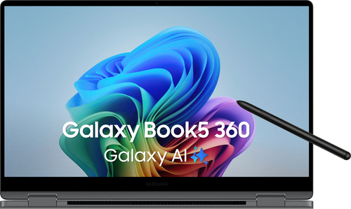 Samsung Galaxy Book5 360 Intel Core Ultra 5 226V Laptop 39.6 cm (15.6") Touchscreen Full HD 16 GB LPDDR5x-SDRAM 512 GB SSD Wi-Fi 7 (802.11be) Windows 11 Home Grey