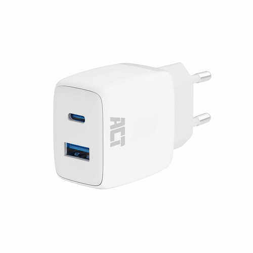ACT AC2122 mobile device charger Universal White AC Fast charging Auto
