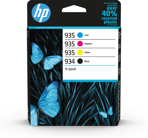 HP 934 Black/935 Cyan/Magenta/Yellow 4-pack Original Ink Cartridges