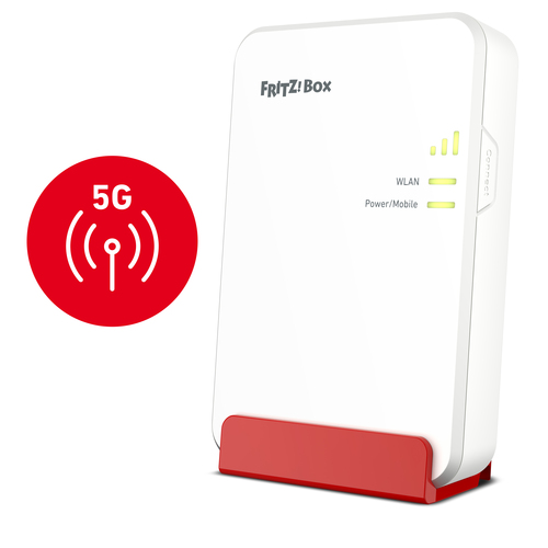 Box FRITZ! 6860 5G Edition International wireless router Gigabit Ethernet Dual-band (2.4 GHz / 5 GHz)