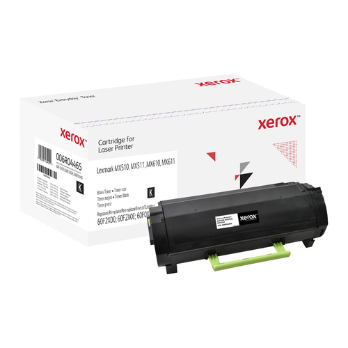 Everyday ™ Black Toner by Xerox compatible with Lexmark 60F2X00; 60F2X0E; 60F0XA0, High capacity