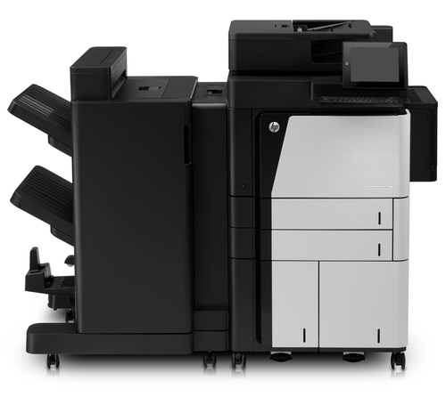 HP LaserJet Enterprise Flow MFP M830z, Black and white, Printer for Business, Print, copy, scan, fax, 200-sheet ADF; Front-facing USB printing; Scan to email/PDF; Two-sided printing