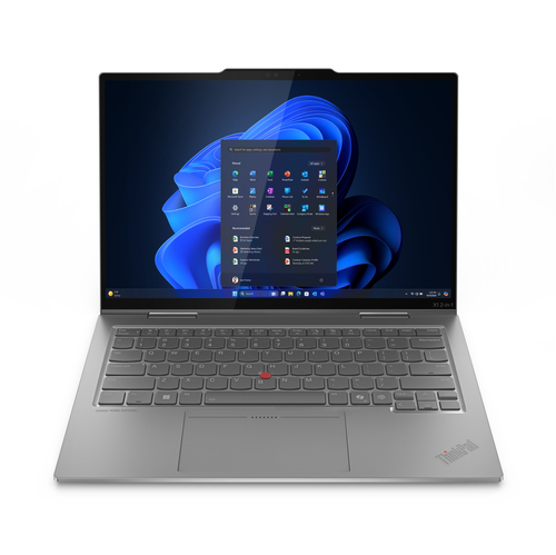 Lenovo ThinkPad X1 2-in-1 Gen 10 Aura Edition Copilot+ PC Intel Core Ultra 7 258V Hybride (2-in-1) 35,6 cm (14") Touchscreen 2.8K 32 GB LPDDR5x-SDRAM 1 TB SSD Wi-Fi 7 (802.11be) Windows 11 Pro Belgisch Grijs