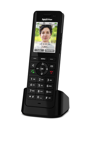 Fon FRITZ! X6 INT Téléphone DECT Identification de l'appelant Noir