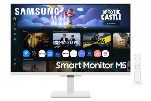 Samsung M5 M50F computer monitor 68.6 cm (27") 1920 x 1080 pixels Full HD LCD White
