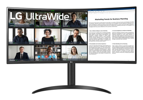 LG 34WR55QK-B écran plat de PC 86,4 cm (34") 3440 x 1440 pixels Wide Quad HD Noir