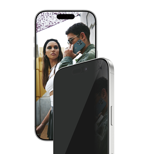 PanzerGlass SAFE. by ® 2-Way Privacy Screen Protector iPhone 17 | iPhone 16 Pro | Ultra-Wide Fit w. EasyAligner Clear screen protector Apple 1 pc(s)