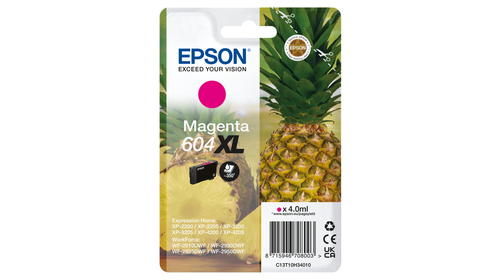 Epson 604XL inktcartridge 1 stuk(s) Origineel Hoog (XL) rendement Magenta Epson 604XL inktcartridge 1 stuk(s) Origineel Hoog (XL) rendement Magenta