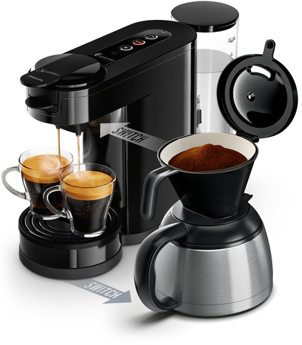 Senseo HD6592/64 machine à café Semi-automatique Machine à café 2-en-1 1 L