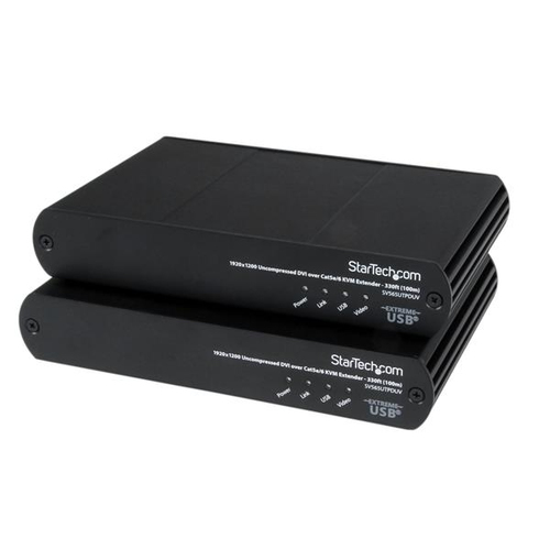 StarTech.com Extendeur de Console KVM USB DVI sur Cat 5e / Cat 6 - Vidéo Non Compressée 1920 x 1200 - 100 m