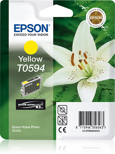 Epson Singlepack Yellow T0594 Ultra Chrome K3