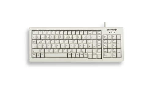 CHERRY XS G84-5200 keyboard Office USB + PS/2 AZERTY French Grey