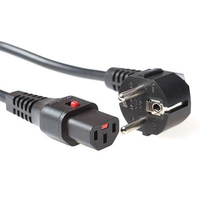 ACT AK5057 câble électrique Noir 1 m CEE7/7 IEC C13