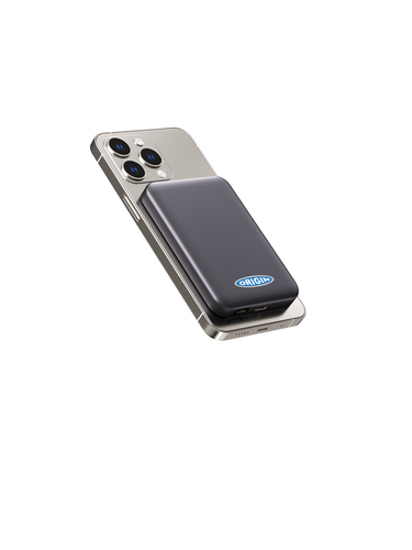 Origin Storage OSPB-WRMINI banque d'alimentation électrique Lithium Polymère (LiPo) 10000 mAh Recharge sans fil Noir
