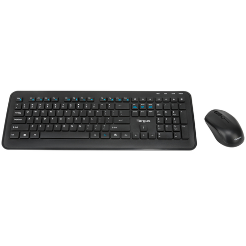 Targus AKM610ES clavier Souris incluse Universel RF sans fil Espagnole Noir