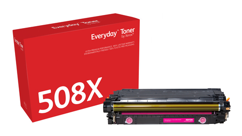 Everyday ™ Magenta Toner by Xerox compatible with HP 508X (CF363X/ CRG-040HM), High capacity