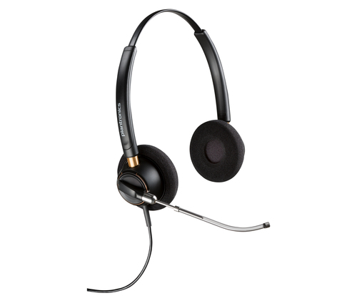 HP Poly EncorePro 520V Binaural Headset VoiceTube met Quick Disconnect