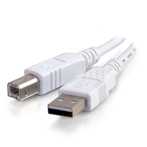 Cbl/3m USB 2.0 A/B wht