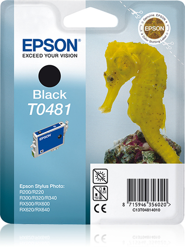 Epson Seahorse Singlepack Black T0481