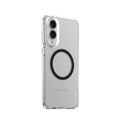PanzerGlass CARE™ by ® Urban Combat Case Transparent w. Black Qi Compatible Samsung S25 Edge mobiele telefoon behuizingen Hoes Transparant