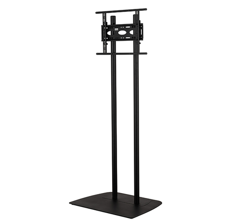 B-Tech Universal Flat Screen Floor Stand (VESA 600 x 400) - Twin 1.8m Ø50mm Poles