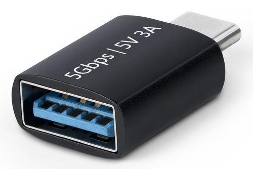 StarTech.com Adaptateur USB-C vers USB-A, USB 5Gbps, 3A, Convertisseur USB-C Mâle vers USB-A Femelle, Boîtier Métallique Durable - Compatible Thunderbolt