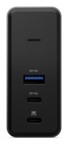 Lenovo G0AE0065EU laptop dock & poortreplicator Bedraad USB 3.2 Gen 1 (3.1 Gen 1) Type-C Zwart, Grijs