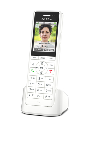 Fon FRITZ! X6 Téléphone DECT Identification de l'appelant Blanc