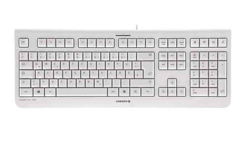 CHERRY KC 1000 keyboard Universal USB QWERTY Nordic Grey