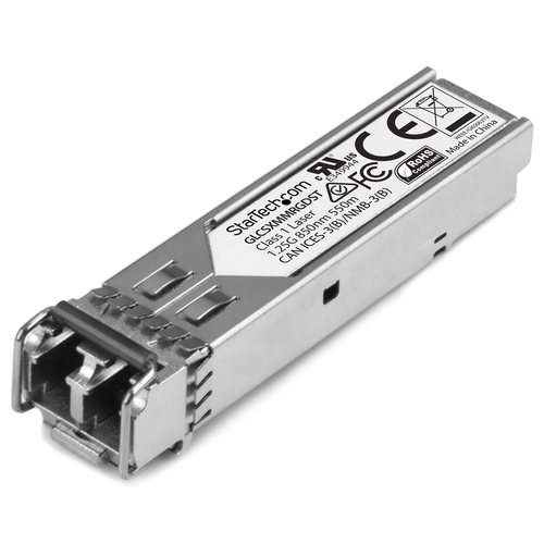 StarTech.com Cisco GLC-SX-MM-RGD Compatible SFP Transceiver Module - 1000BASE-SX~Cisco GLC-SX-MM-RGD Compatible SFP Module - 1000BASE-SX - 1GbE Multimode Fiber MMF Optic Transceiver - 1GE Gigabit Ethernet SFP - LC 550m - 850nm - DDM Cisco ASR920, IE2000, IE4000