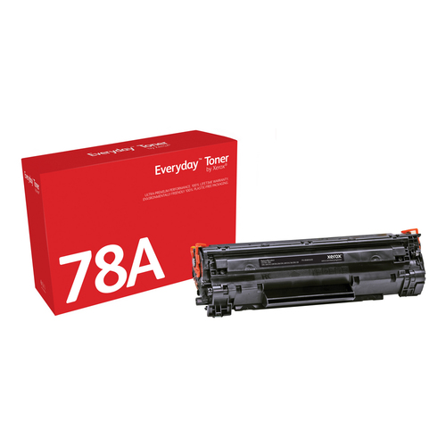 Everyday ™ Black Toner by Xerox compatible with HP 78A (CE278A/ CRG-126/ CRG-128), Standard capacity