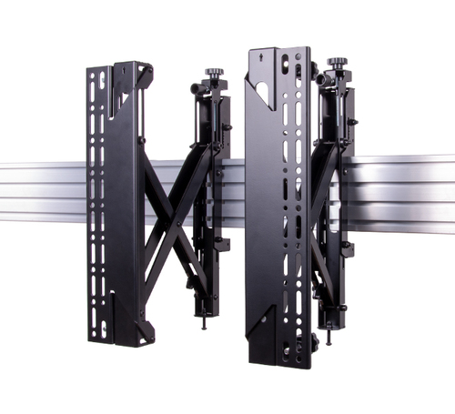 B-Tech SYSTEM X - VESA 400 Pop-Out Flat Screen Interface Arms with Micro-Adjustment for BT8390 (Pair)