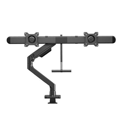 ACT Monitor arm 32" office premium, gas spring, crossbar, 2 monitors