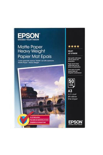 Paper/Matte Heavy Weight A3 167gm2 50sh