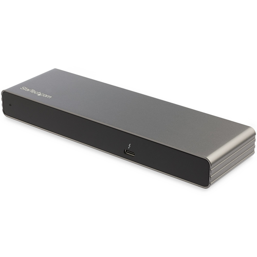 StarTech.com Dock Thunderbolt 3 pour PC portable - Station d'Accueil TB3 à Double Écran Dual 4k 60Hz - Displayport, HDMI & 1080p VGA - 85W Power Delivery - 2x USB-A - GbE - Windows & Mac