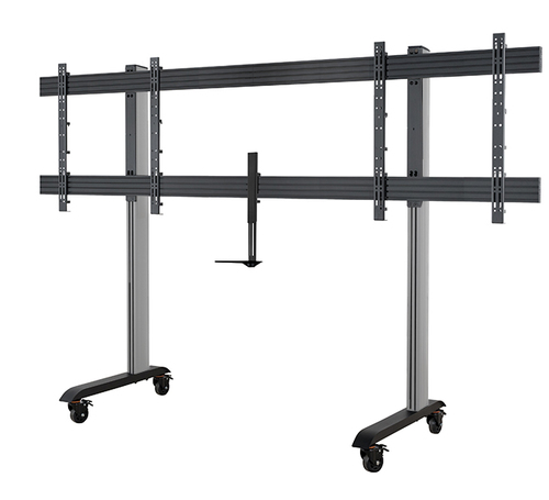 B-Tech SYSTEM X - XXL Twin Screen VC Trolley (VESA 1000 x 800)